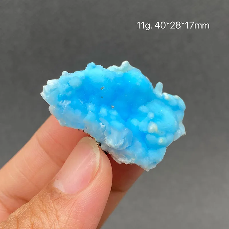 100%  Natural blue aragonite Mineral Specimens Stones and Crystals Healing Crystal