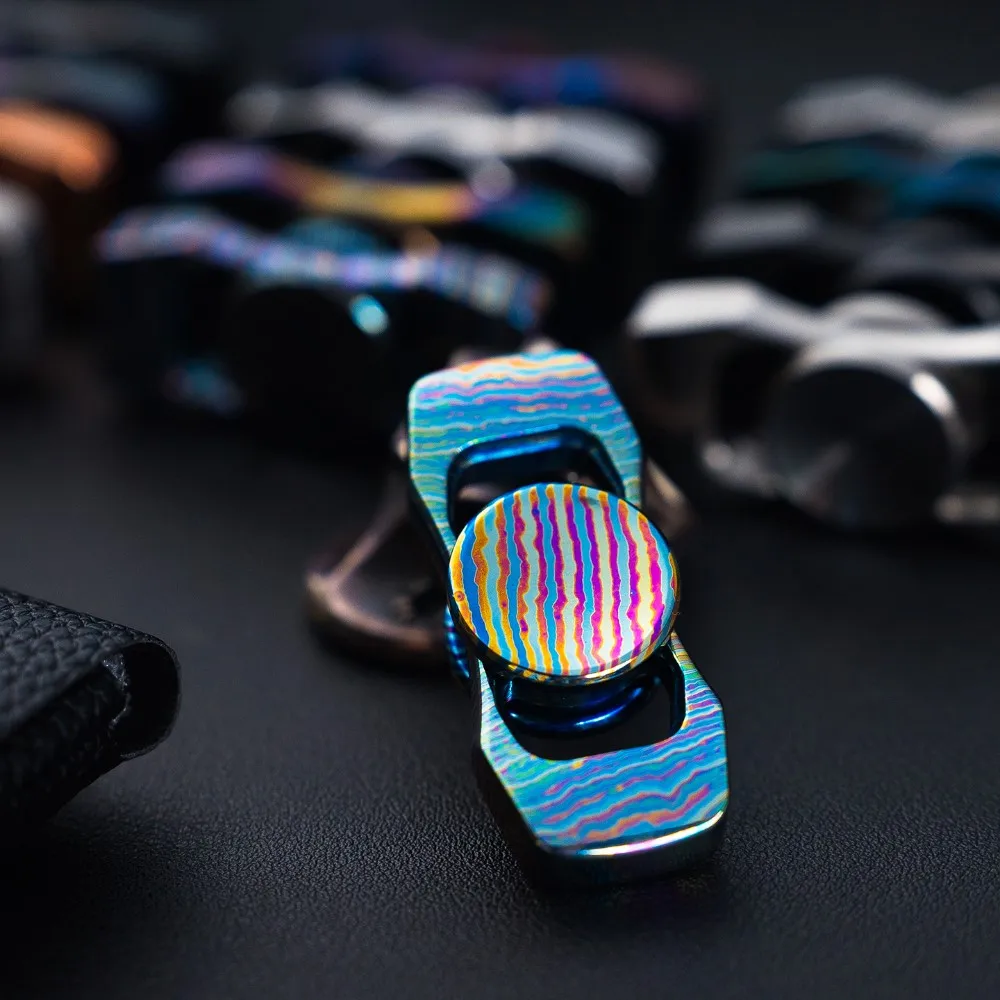 Faith EDC – Fidget Spinner rationalisé, modèles originaux, Fidget Spinner à deux lames, Gadgets de soulagement de l'anxiété, jouets gyroscopiques pour adultes