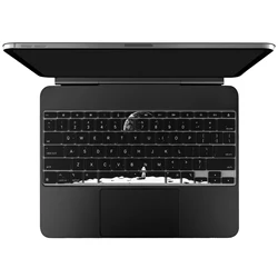Keyboard Skin For 2024 New iPad Pro M4 Air M2 Magic Keyboard 11/12.9/13 inches Keyboard Cover Protection Film dustproof
