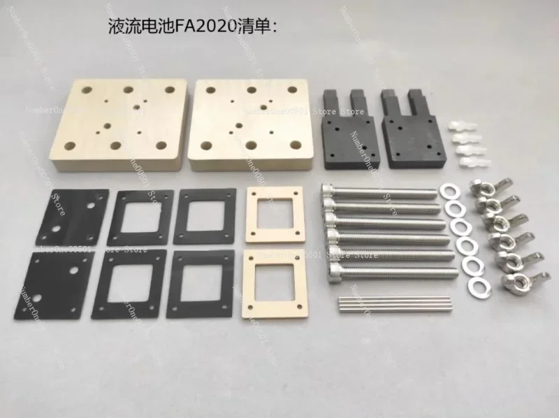 

Устройство для тестирования жидкостных проточных батарей, экспериментальная модель для проточных систем, коррозионностойкий, с двумя каналами для протока жидкости, FA