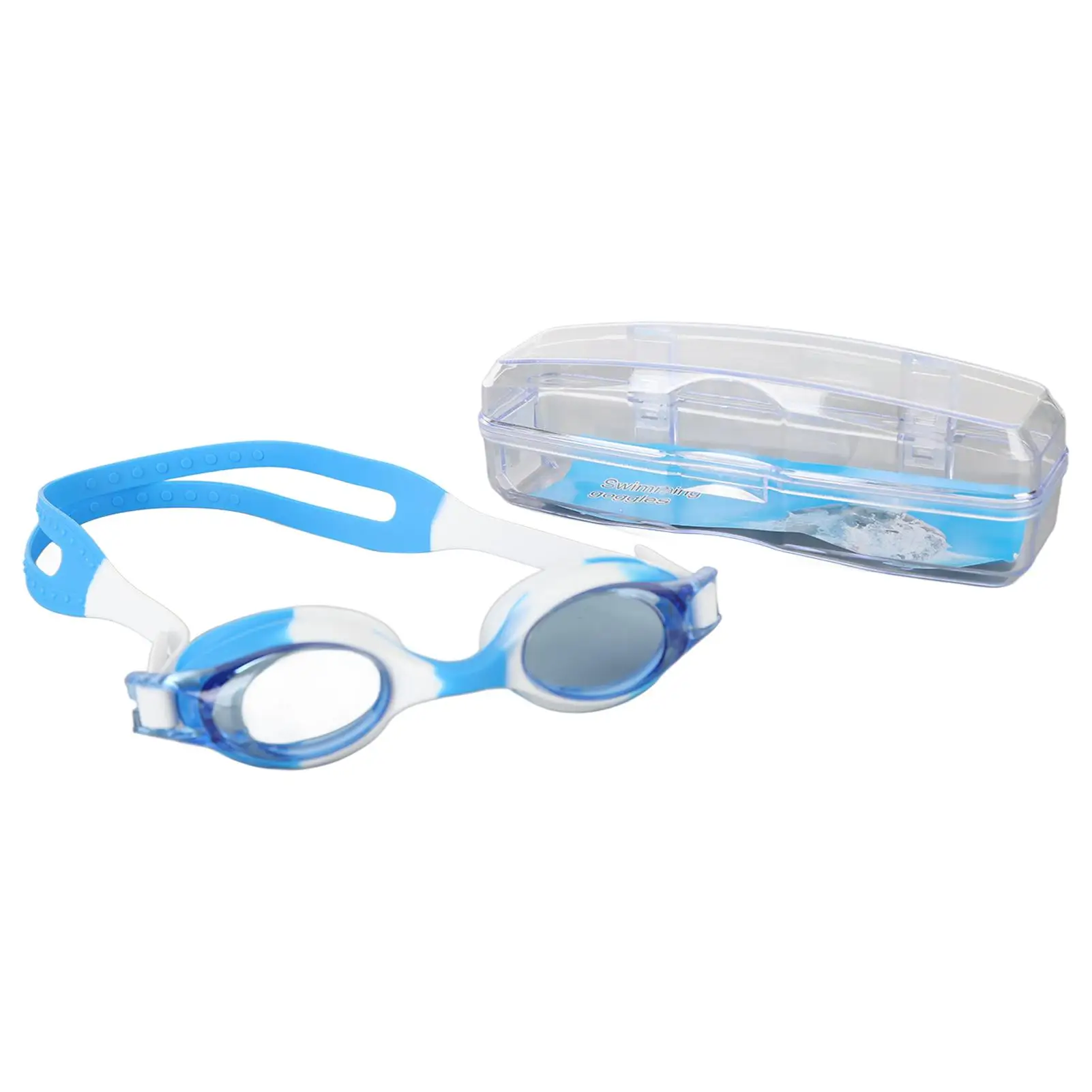 Kids Swimming Goggles with Clear View, Comfortable Silicone Band, Leak-Proof Design - Perfect for Diving & Water Fun!