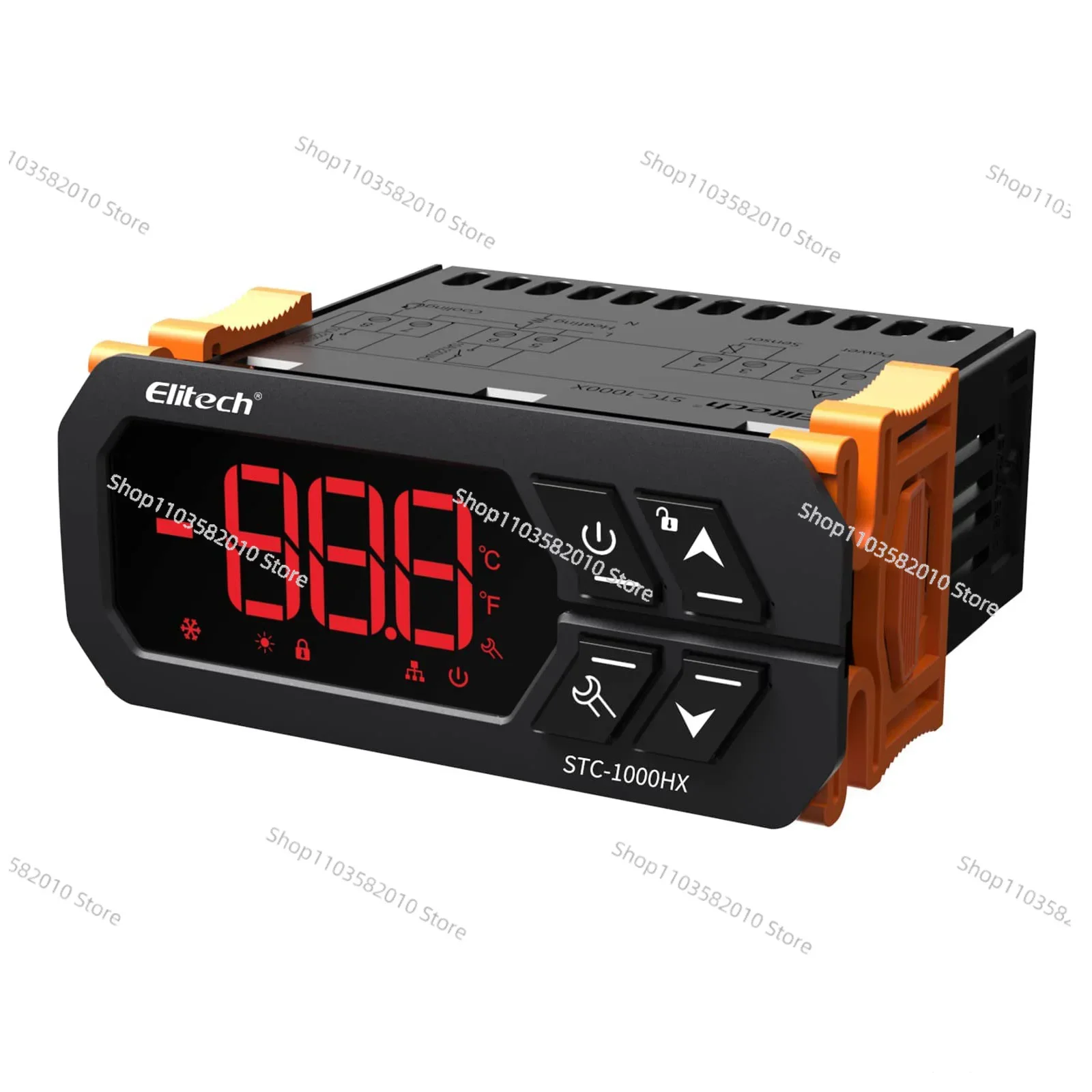 Elitech STC-1000HX Temperature Controller 110V 220V Origin Digital Centigrade Thermostat 2 Relays Upgraded from STC-1000