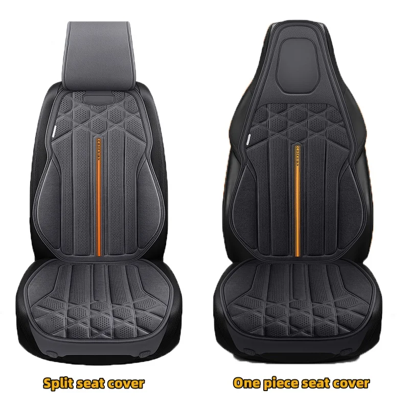 Universal Car Seat Cover Soft Suede Driver\'s Seat Support Cushion Breathable Anti-slip Protective Mat Car Interior Accessories