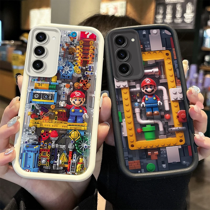 Super M-Mario B-Bros Soft Case For Samsung Galaxy S26 S25 S24 Ultra S23 S22 S21 Plus S20 FE A56 A55 A54 A53 A52 4G 5G Back Cover