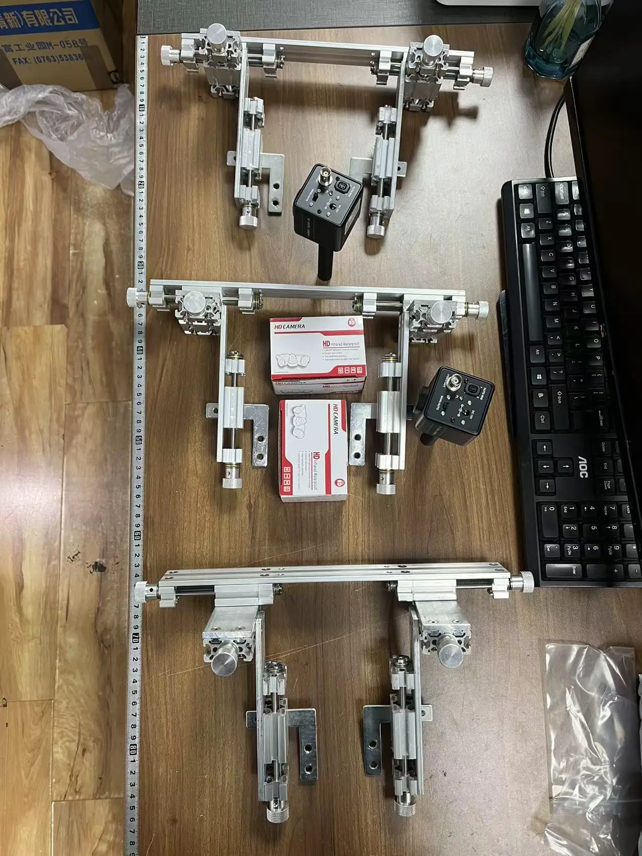 ACF LCD screen machine accessories COF camera visual alignment instrument CCD  bracket adjuster XYZ adjustment 