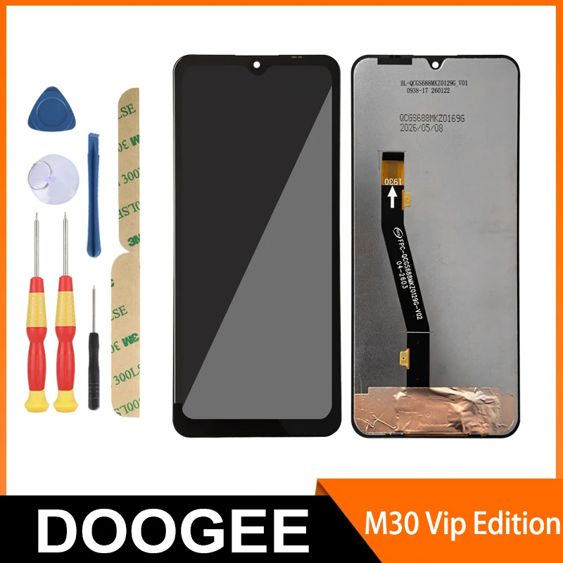 For DOOGEE S300 Pro/S300 Plus/S300 Plus Thermal/V50 Pro/M30 Vip Edition/ LCD Display + Touch Screen