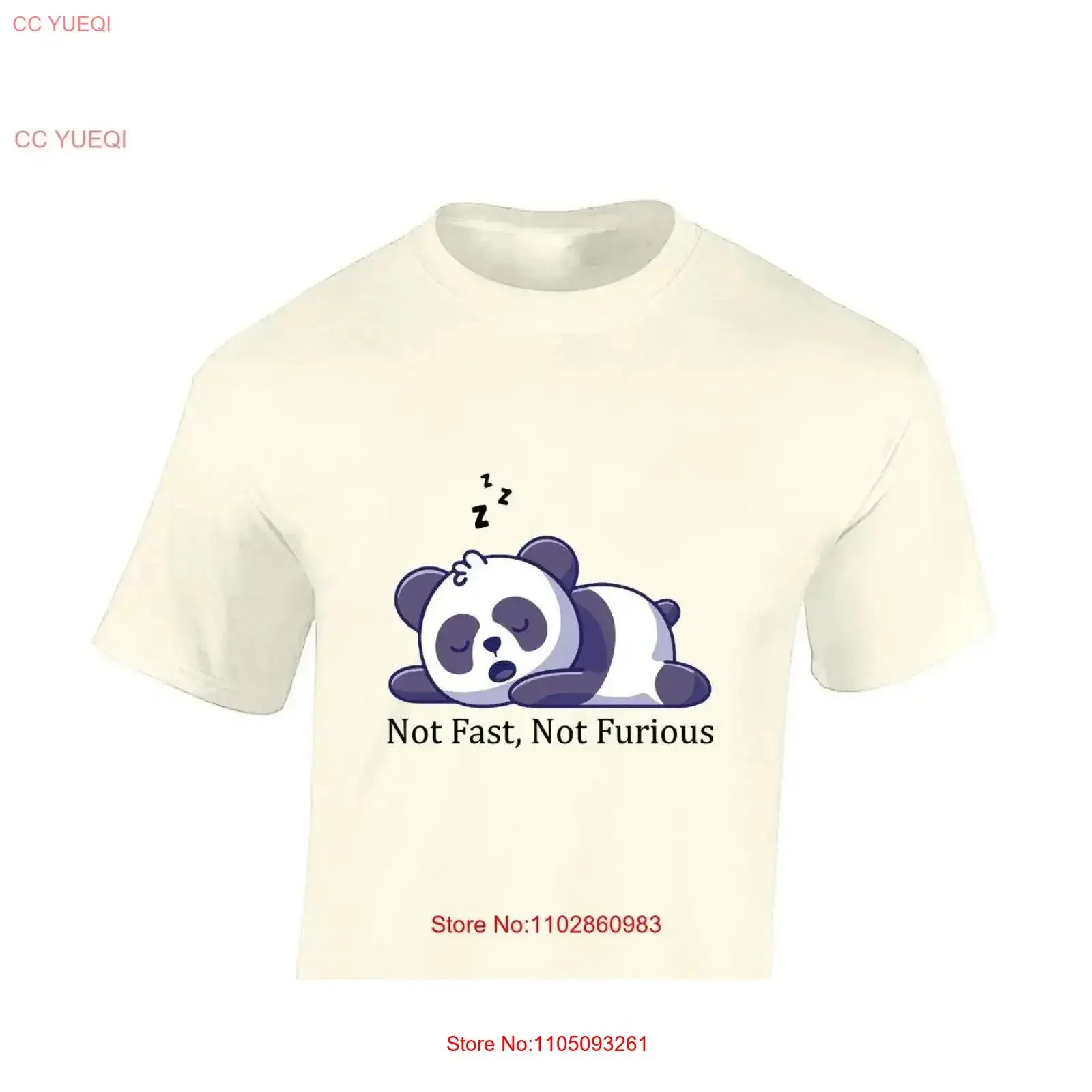 

Мужская футболка «Не быстрая панда», унисекс, забавная новинка, слоган, пародия, милый любитель животных, модный дизайн, крутой топ, сонный усталый винтажный топ