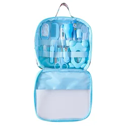 Baby Grooming Kit Infant Safety Care Set Hair Brush Comb Nail Clipper Nasal Aspirator Ear Cleaner Newborn Baby Essentials Kit