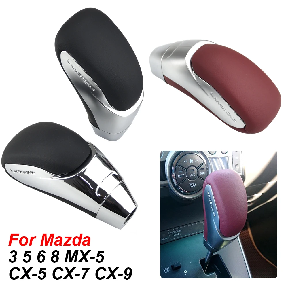 Automatic Car Gearbox Handles Gear Shift Knob Stick Lever Head for Mazda 6 GG GH Mazda 8 CX-7 MX5 RX8 Mazda 3 BK BL