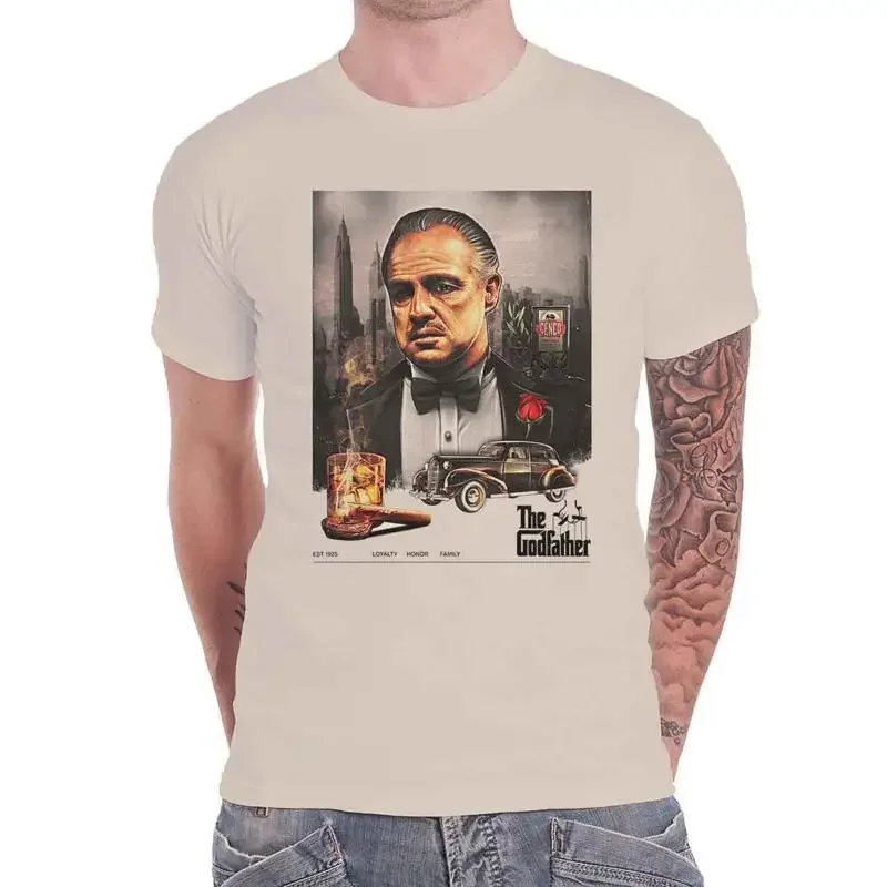 The Godfather T Shirt Loyalty Honour Family New Official Mens Natural