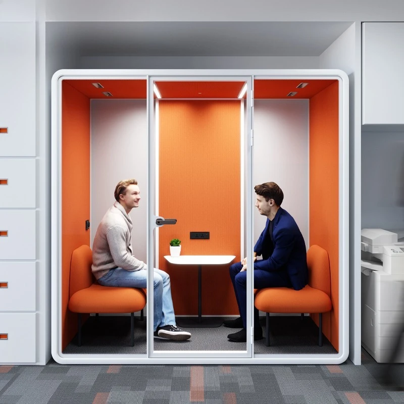 Prefabricated Indoor Silent Privacy Office Meeting Acoustic Booth Soundproof Phone Pod