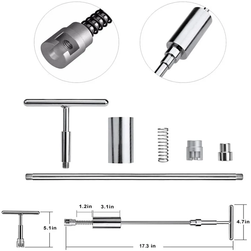 Besper Adjustable Car Dent Repair Kit Repair Tools Set Paintless Body Dent Removal Remover Kits Dent Puller for Cars