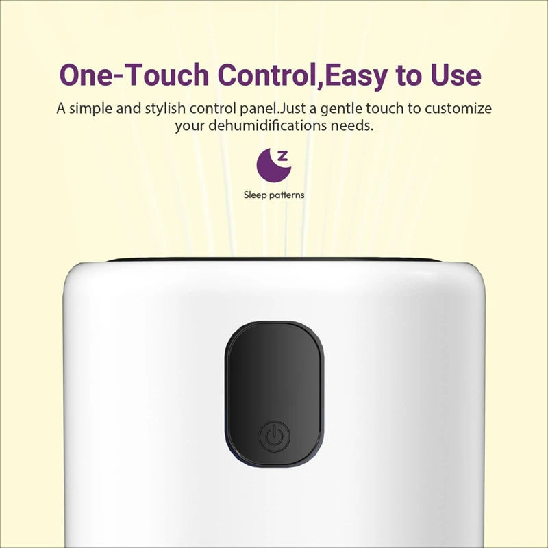 ABGR-Dehumidifier For Home, Dehumidifiers With 7 Colorful Lights,1000ML Small Dehumidifier,Ultra Quiet Dehumidifiers EU Plug