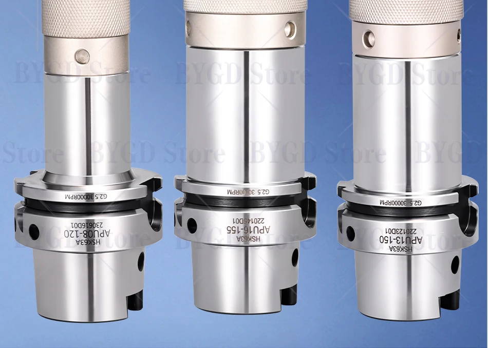 BYGD HSK HSK63A HSKA63 APU APU08 APU13 APU16 selbstspannendes Bohrfutter, Bohrfutter-Werkzeughalter, Werkzeughalterung, Werkzeugspannzange – Detail 4