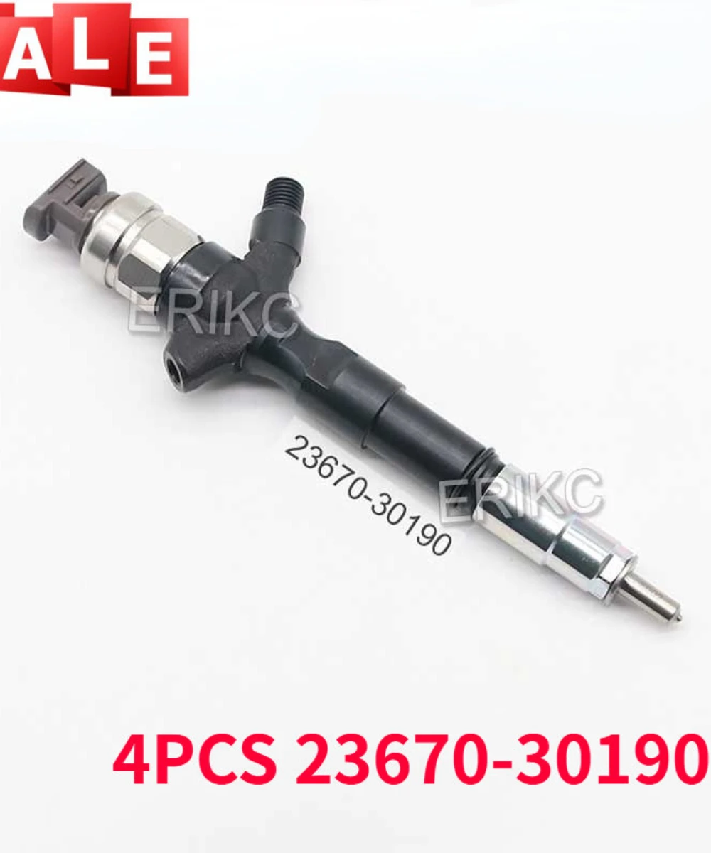 4 PCS  23670-30190 Common Rail Diesel Injector 2367030190 Fits For Toyota Dyna Truck 2010 Model