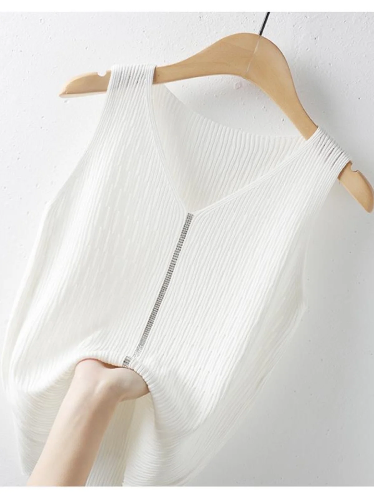 الصيف الحرير الجليد Svel V-Ne المرأة Csole الأعلى Faion تنوعا سليم صالح ألياف البوليستر قطعة واحدة طول منتظم #4