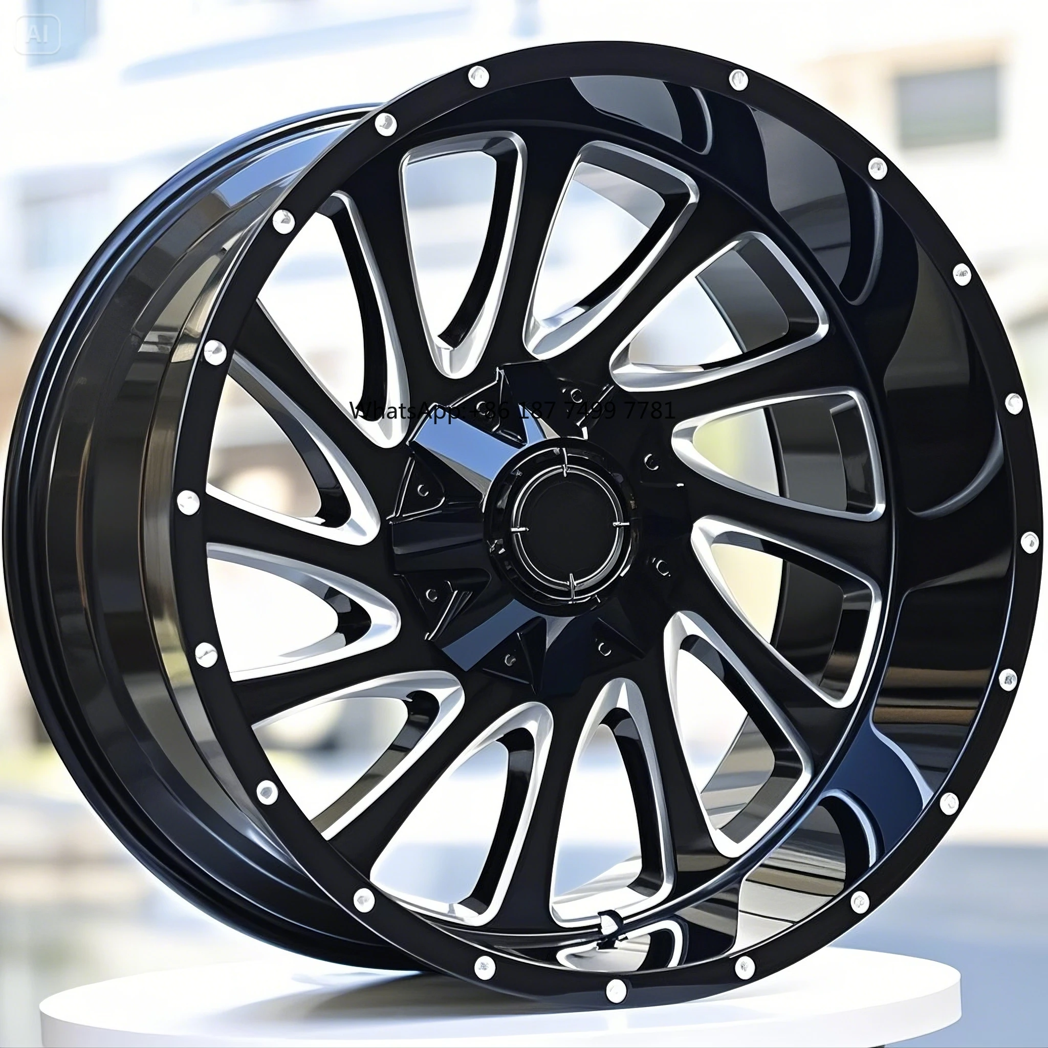 

22 Inch Wide Edge Multi Spoke 5-hole, 6-hole, 8-hole Aluminum Alloy Modified Off-road Vehicle Pickup Truck Wheel Hub