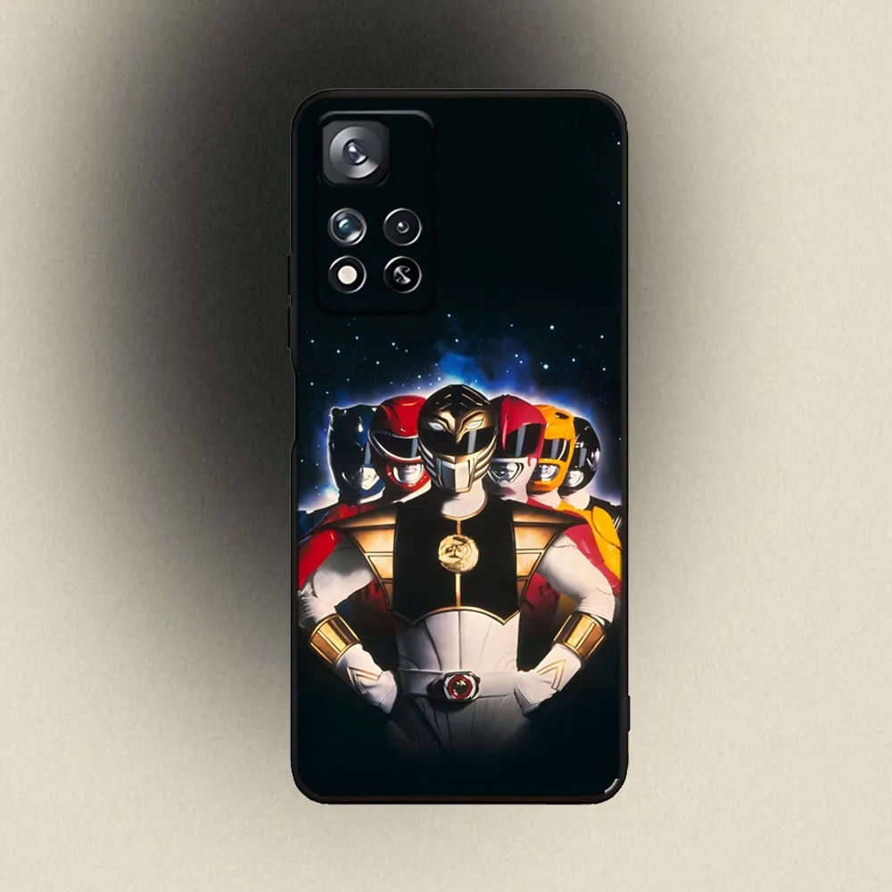 P-PowerS MMPR R-RangerS Phone Case For Samsung Galaxy A20,A21s,A22,A31,A32,A52,A53,A72,73,A80,A91 Soft Black Cover