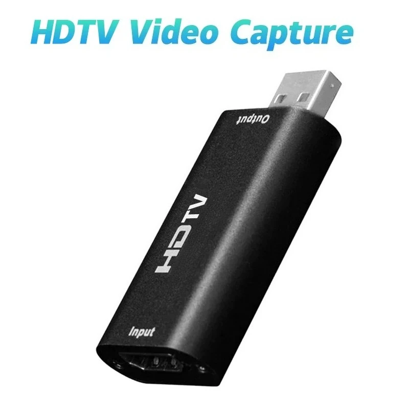HD 4K Video Capture Card USB3.0 2.0 HDTV Video Grabber Record Box for PS4 Game DVD Camcorder Camera Recording Live Streaming