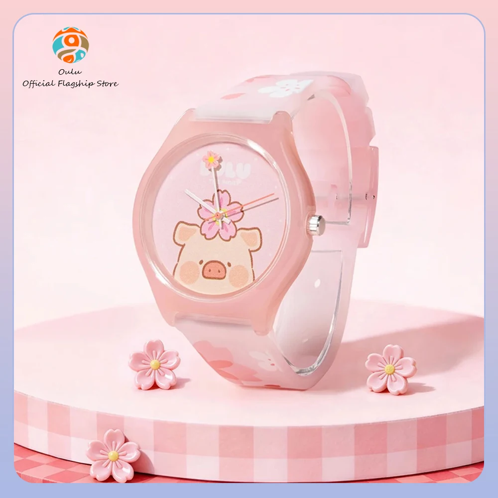 

New Genuine Oyzeroplus Lulu Pig Time With Lu Series Time Watch Mystery Box Lulu The Piggy Watch Blind Box Decoration Gift Toy