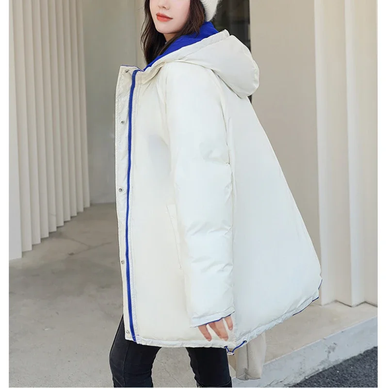 2024 New Girl's Stylish and Cozy Wear on Both Sides Fashionable and Comfortable Cotton Padded Jacket  for Women for Winter