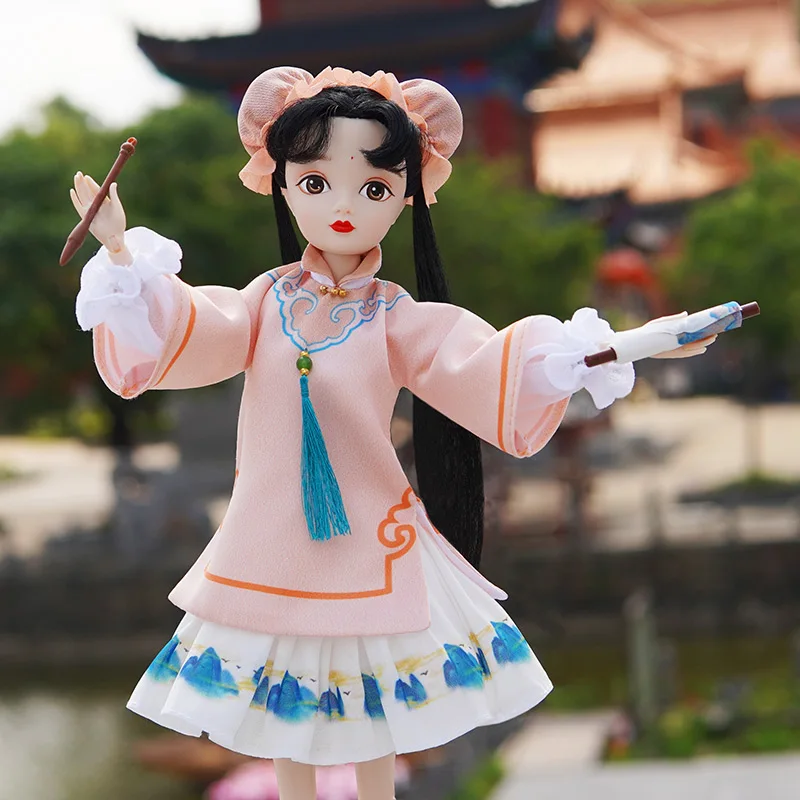 Chinese style plastic doll  #6168