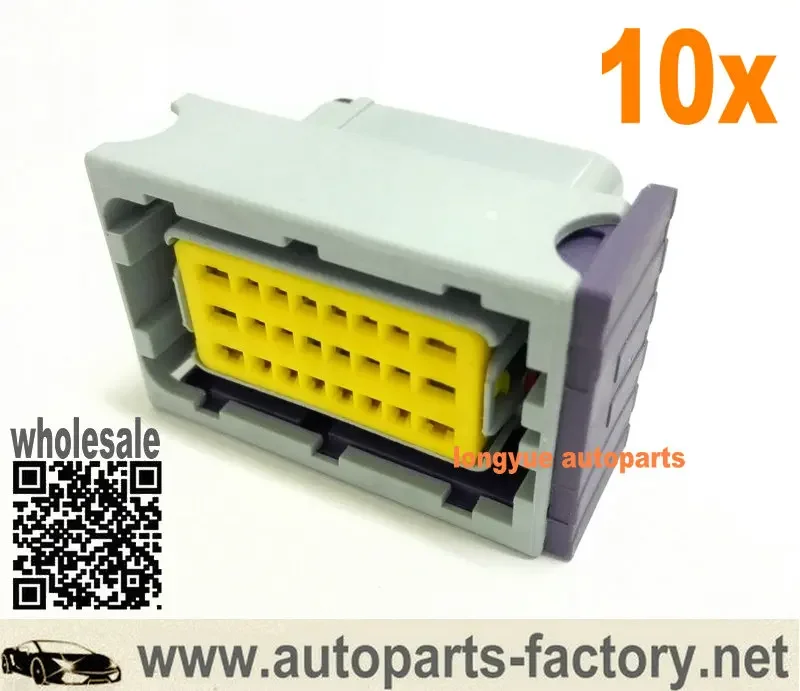 

Longyue 10kit FCI 24Pins ECU Female Connectors & Pins Gray