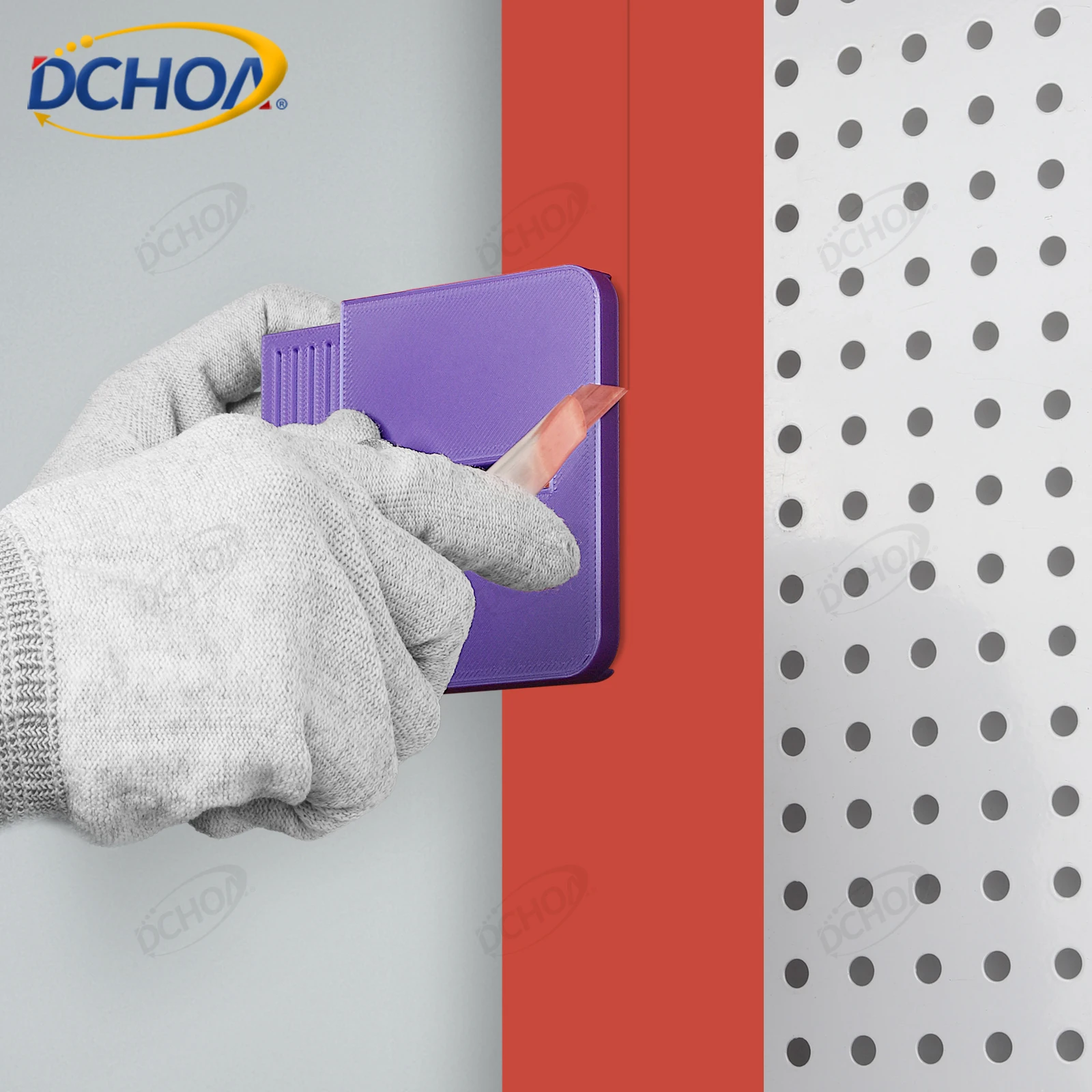 DCHOA Car Vinyl Wrap Trim Guide Edge Cutting Tool for Precise Film Trimming Car Wrapping Installation Accessories