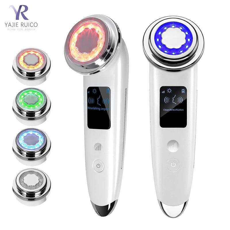 Appareil de beauté de rajeunissement de photons de Lifting du visage à microcourant EMS dispositif de nettoyage des pores de chauffage à température constante