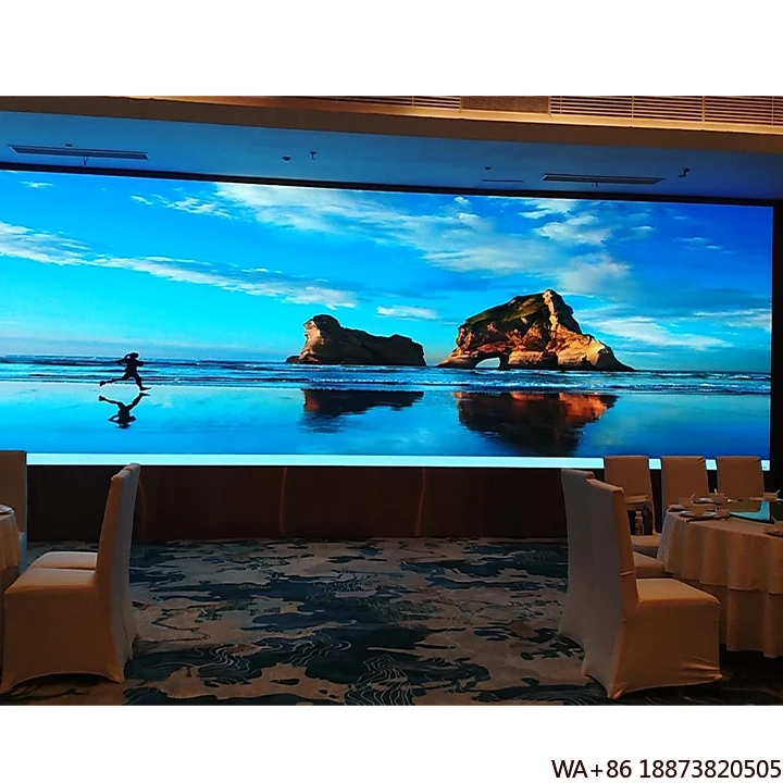 

Светодиодный дисплей высокого разрешения P1.25, небольшой шаговый экран, частота обновления 3840 Гц для конференц-зала, коммерческий большой экран