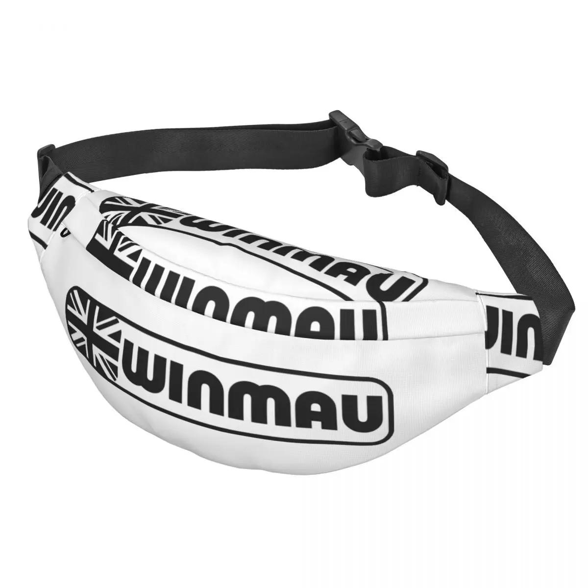 Custom Winmaus Logo Dart Board Fanny Pack Women Men Sling Crossbody Waist Bag for Traveling Phone Money Pouch