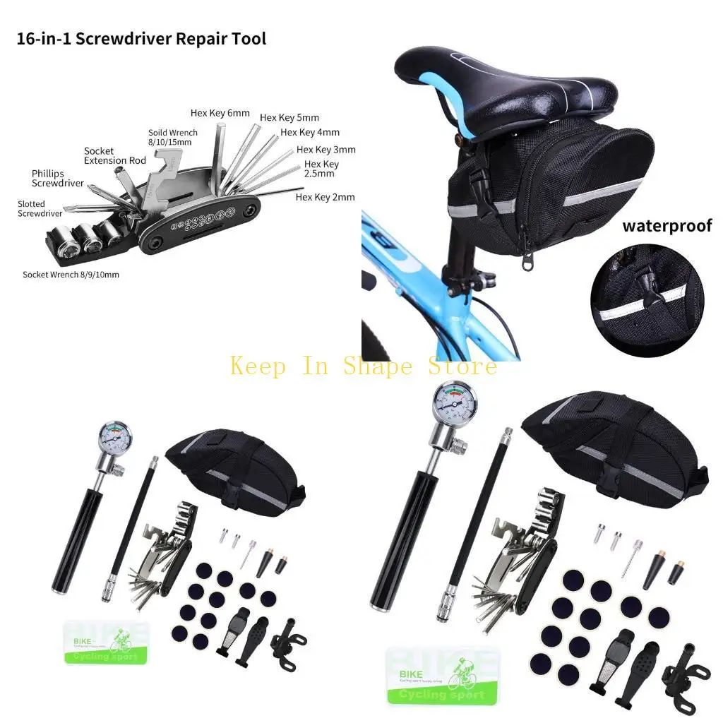 

U1JC Tool Set Disassembly Repair Car Repair Tire Repair Tool Combination Moun