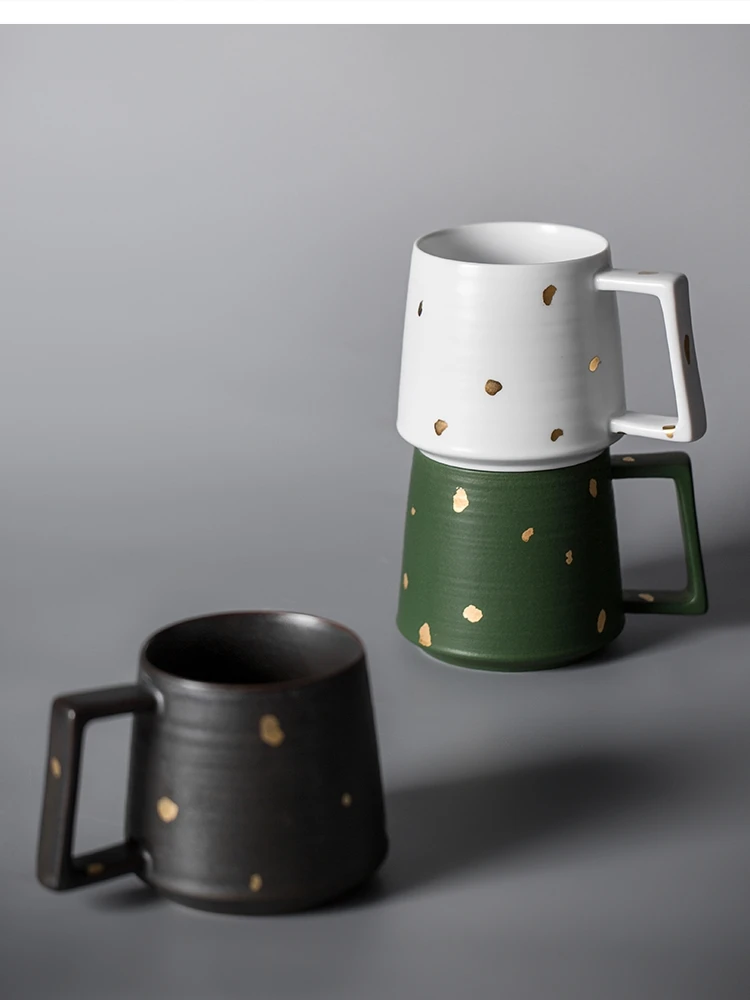 

mug coarse pottery milk afternoon tea office household water