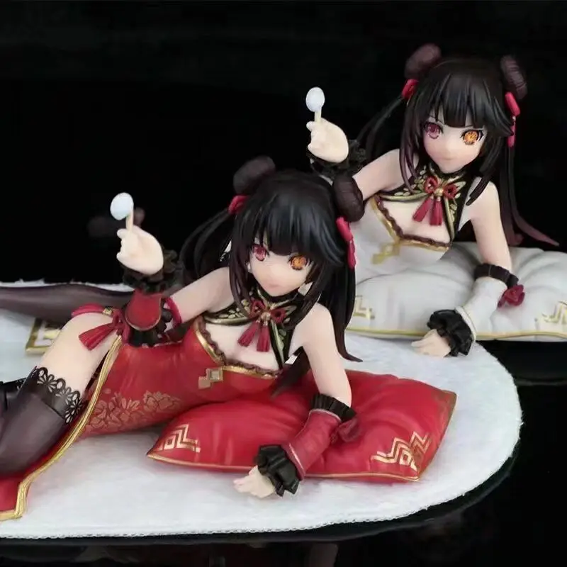 2 types Date A Live Figure Tokisaki Kurumi Chinese Style PVC Action Figure Toy Anime Figure Collectible Model Doll Kids Gifts