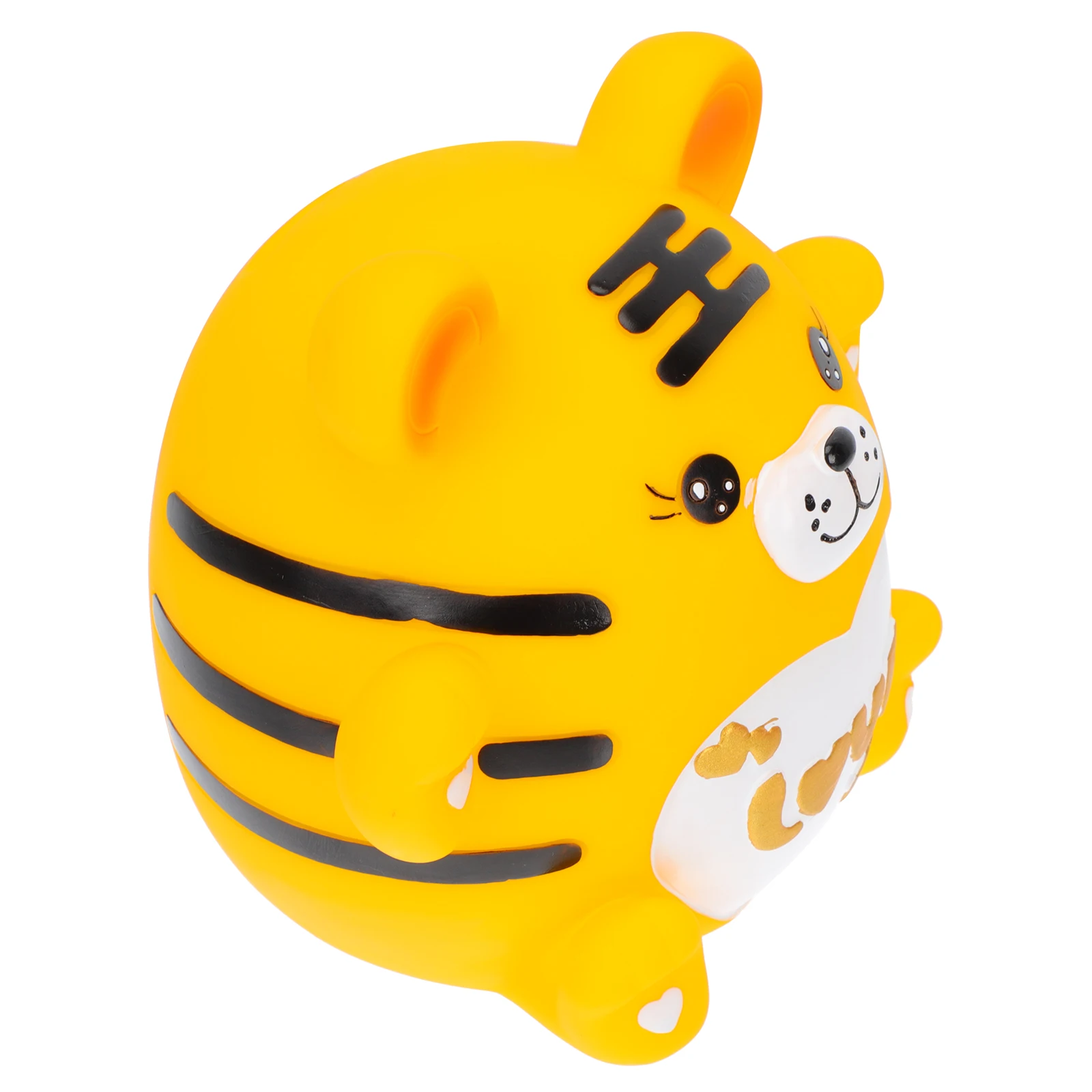 

Tiger Piggy Yellow Vinyl Desktop Saving Pot Desktop Saving Pot Cartoon Coin Container Home nament Christmas Gift