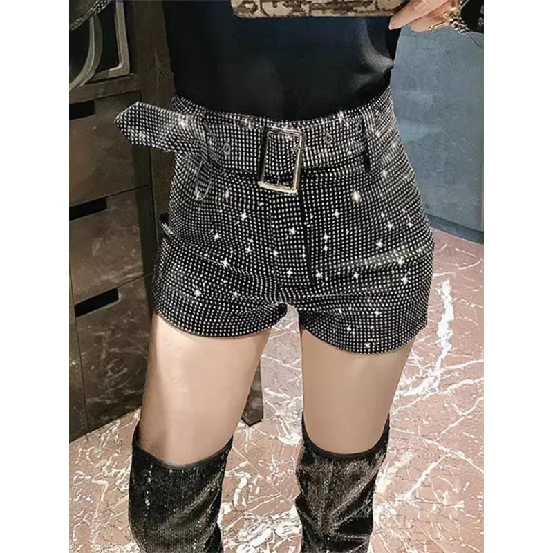 

Women's Full Shorts Korean Style Ladies Younger Fashion Dopamine Color High Waist Slimming outsid