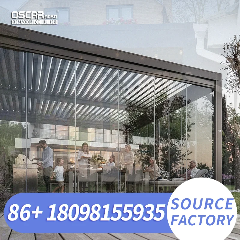 Garden Aluminum Pavilion Stylish Outdoor Shade Structure for Backyard Patio Lawn pergola