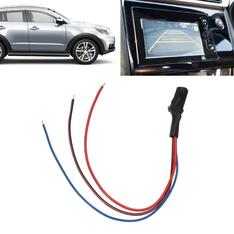 Car Camera Noise Reduction Cord Reversing Images Filter Cable for Improved Parking Safety Distortion Visuals