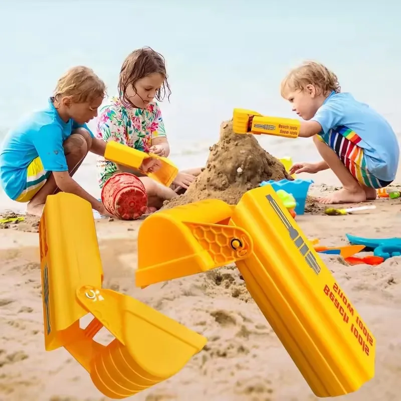 1/2PCS Excavator Digging Hand Arm Sand Snow Kid Beach Toy Shovel Tool Play in Water Boy Girl Outdoor Game For Children Summer