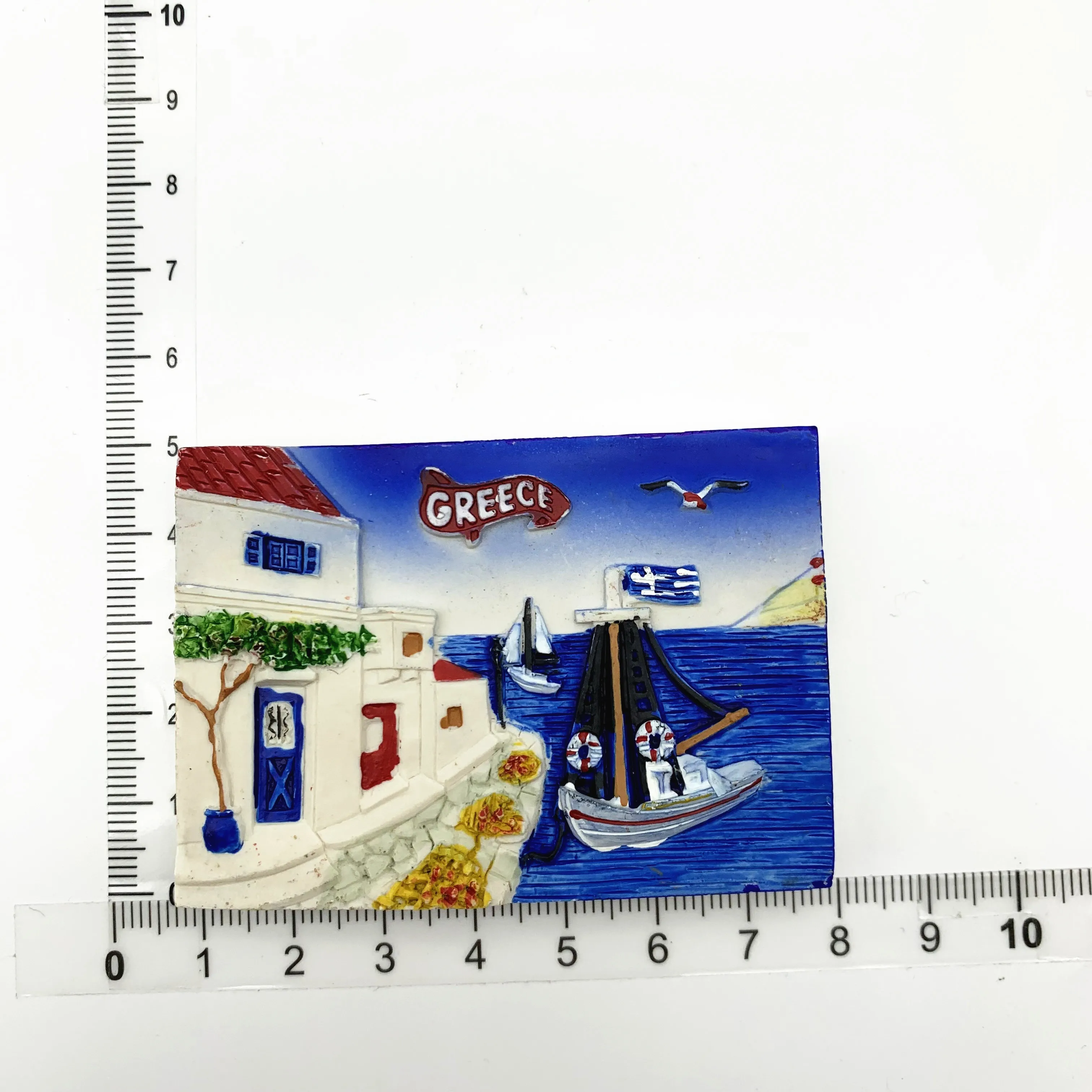 Special Offer Europe Greece Mykonos Samos Natplion Etc. Tourist Souvenirs Refrigerator Magnetic Stickers Travel collection Gift