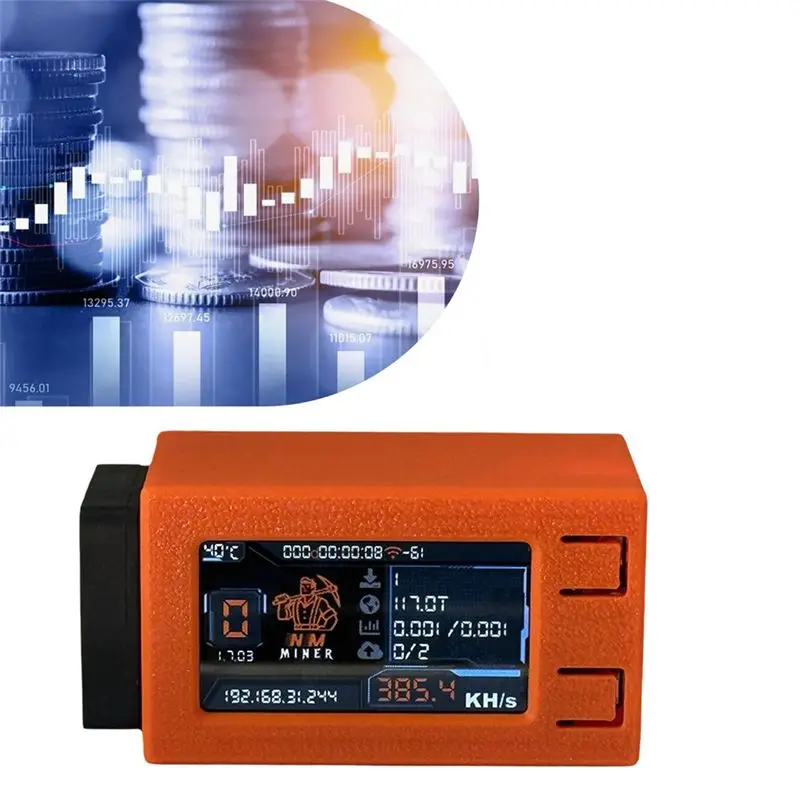 AC57-Nerdminer V2 Pro Max z chłodzącym wentylatorem 390KH/S, koparka solo do loterii, koparka BTC, Nerd Miner, koparka Bitcoin, koparka kryptowalut, Nmminer — zdjęcie produktu 6
