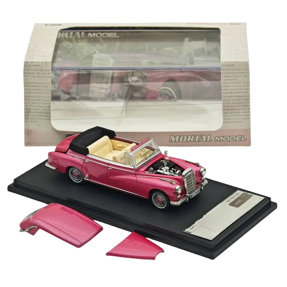 

1:64 Mortal TYP 300D CABRIOLET W189 Convertible Retro Alloy Collection Diecast Toys Car Model Miniature Hobby Gifts