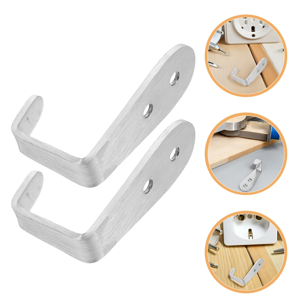 2pcs Heavy Duty Ladder Hooks Stainless Steel Bunk Bed Accessories Rotating Stair brackets Utility Tool Holder Durable
