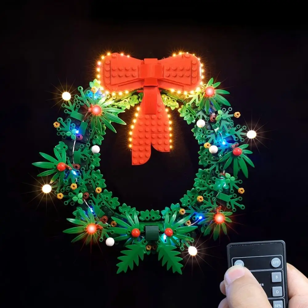 

LYBMTWF LED Lighting Kit Compatible with Lego 40426 Christmas Wreath (NOT Include building Bricks)