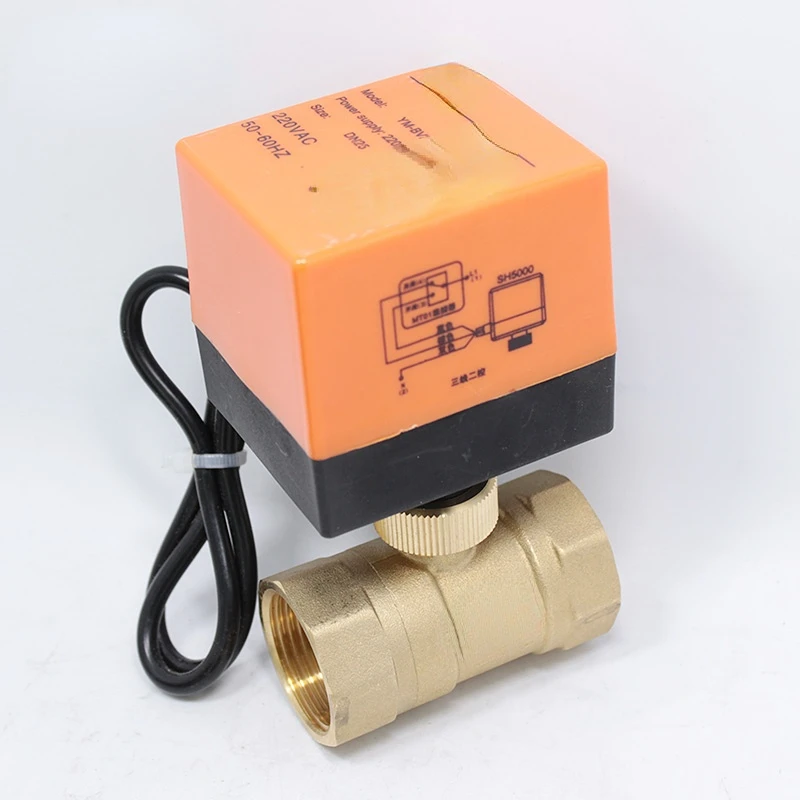 

Electric two way valve for fan coil air conditioning water system DN15 DN20 DN25