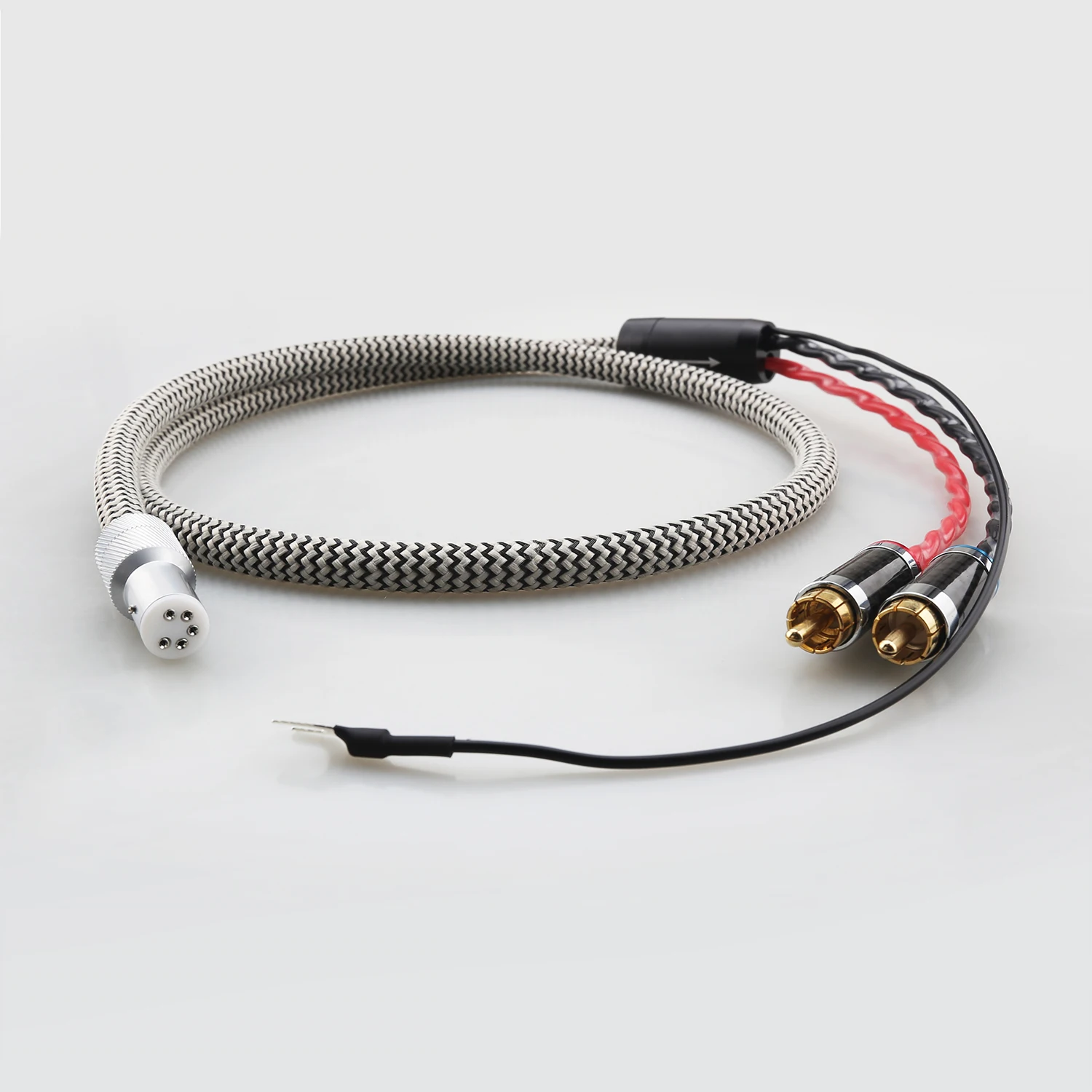 

Audiocrast Phono Tonearm Cable 5-Pin DIN to 2RCA XLR for Turntable Vinyl Record