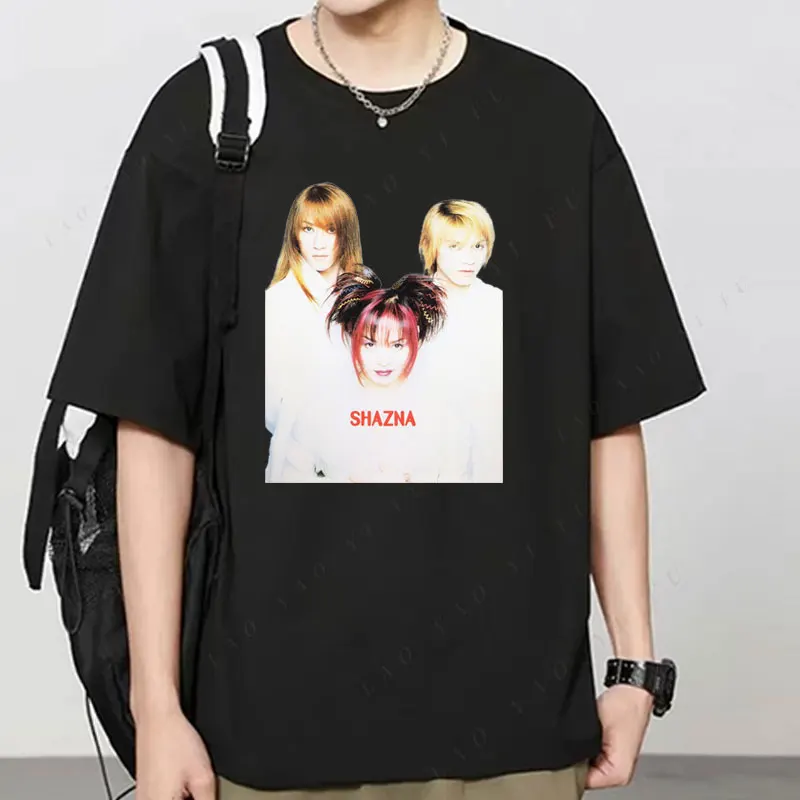 Nueva moda Ropa Hombre Playera Shazna Band camiseta verano inspirado japonés Visual Kei Rock Ropa gótica