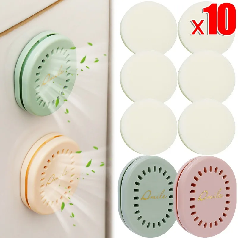 1/10pcs Aromatherapy Tablets Car Air Freshener Solid Perfume Tablets Toilet Deodorant Bedroom Wardrobe Shoe Cabinet Sachet Tools