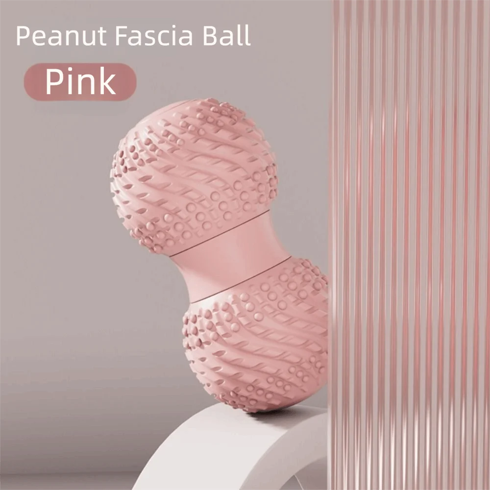 Deep Tissue Peanut Massage Ball Raised Point Trigger Point Ball Fascia Massager Ergonomic Design Comfortable