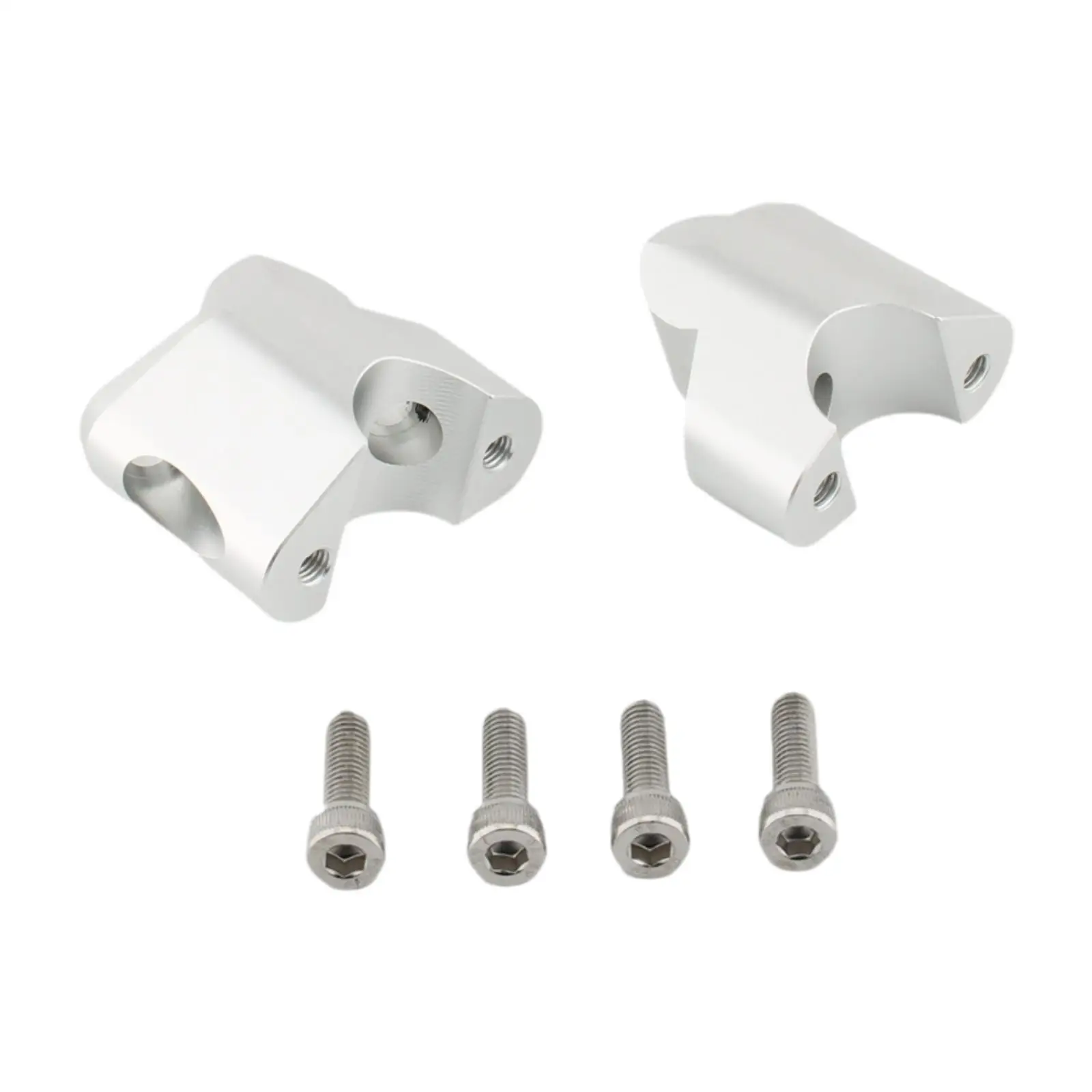 

Durable Motorcycle Handlebar Riser Clamp Adapter 22mm Height Kit for Ducati Multistrada V4 Series